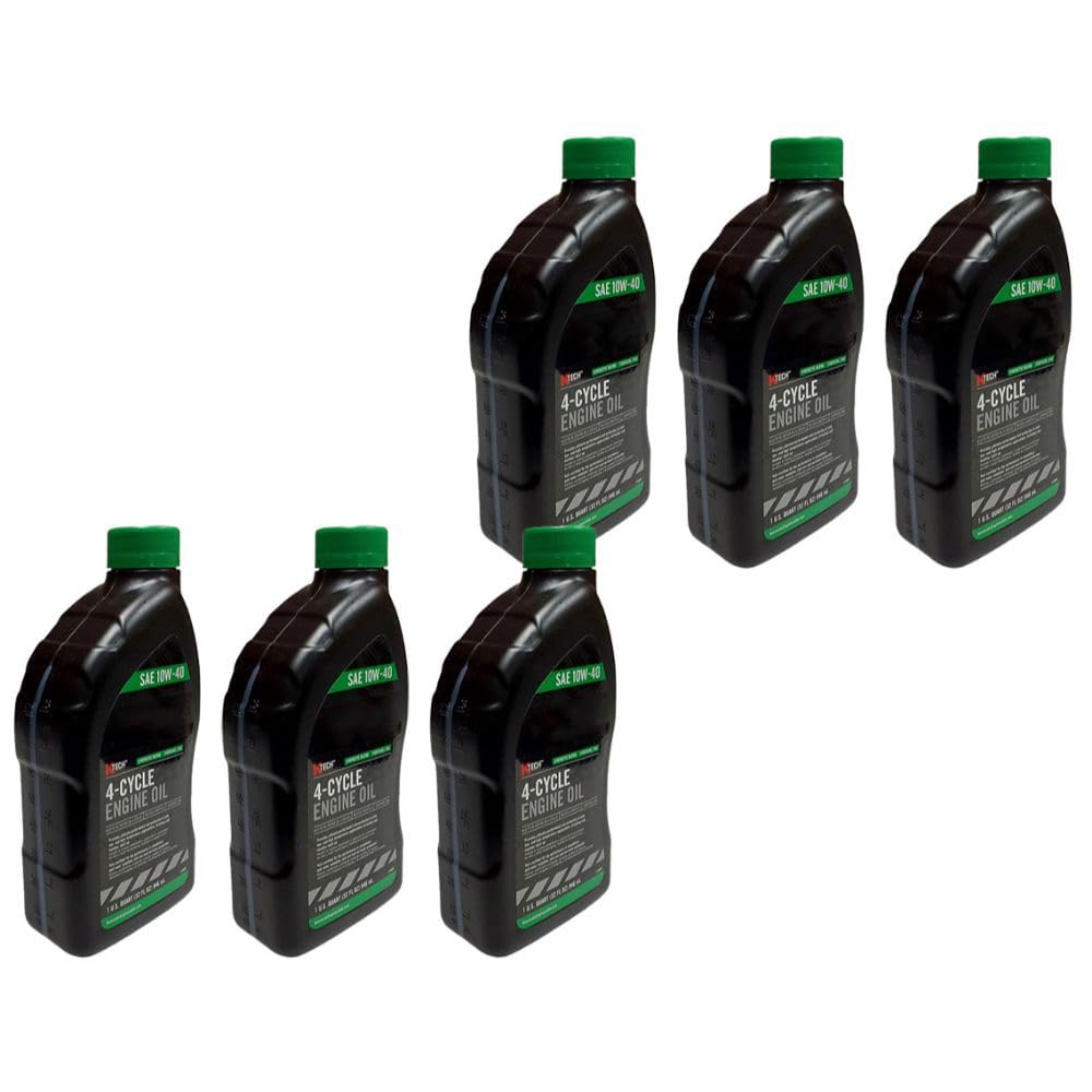 6 Pack SAE 10W-40 4-Cycle Engine Oil E758003
