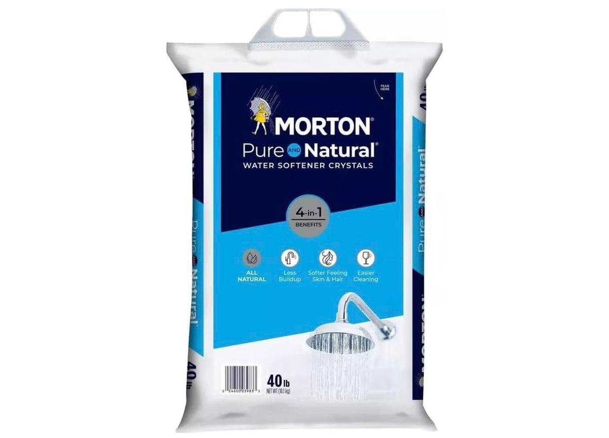 Pure and Natural Water Softener Crystals 40 lb 6 Packs J57866