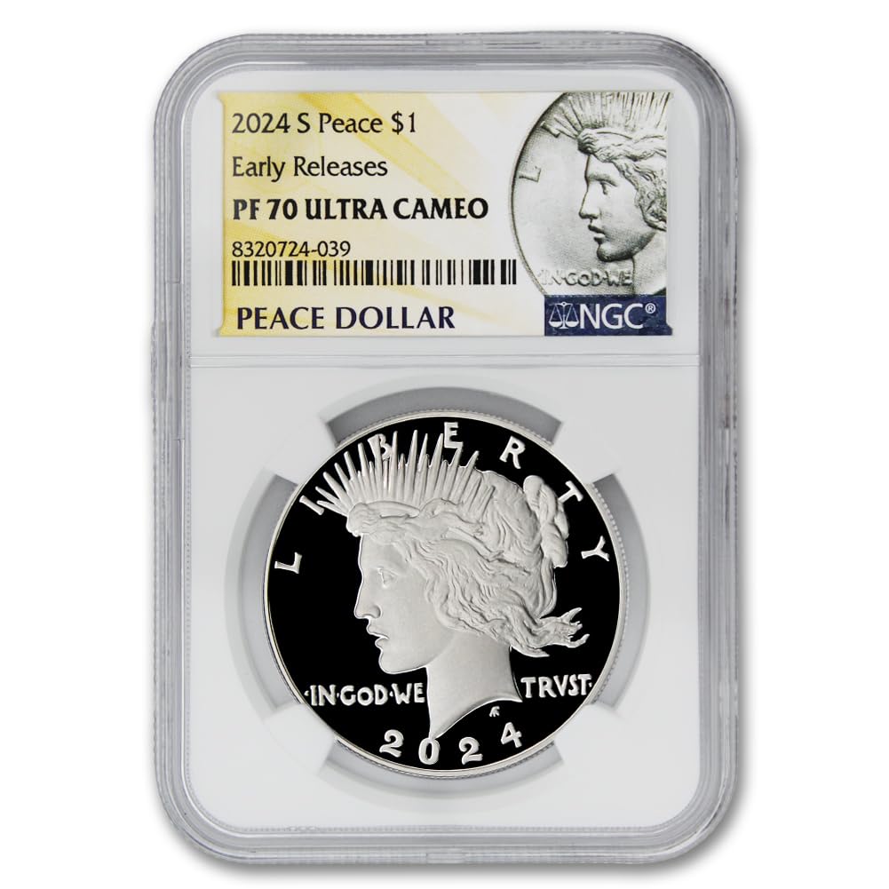 2024 American Silver Peace Dollar Coin PF-70 Ultra Cameo H912247