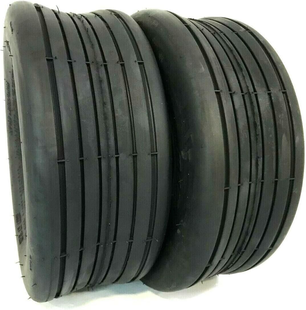 Lawn Mower Tractor Rib Tires, 15x6.00-6, Two-Pack P682