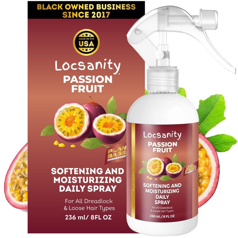 Daily Moisturizing Refreshing Spray for Dreadlocks, Locs, Braids 8 fl oz Q97156