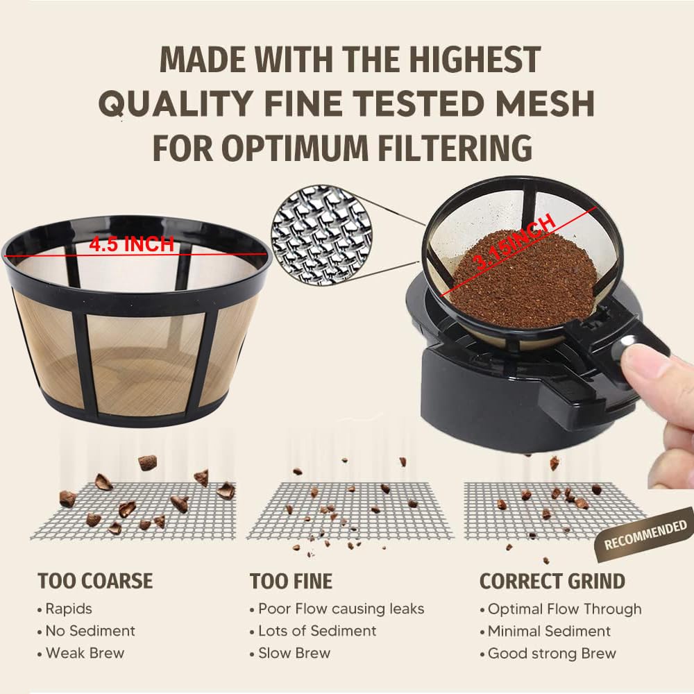 Reusable Coffee Basket Filter 2PCS J74297