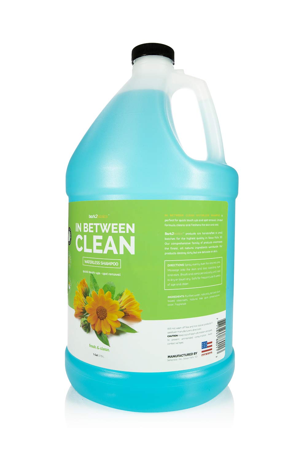 Waterless Dry Dog Shampoo, No Rinse, 1 Gallon L6513