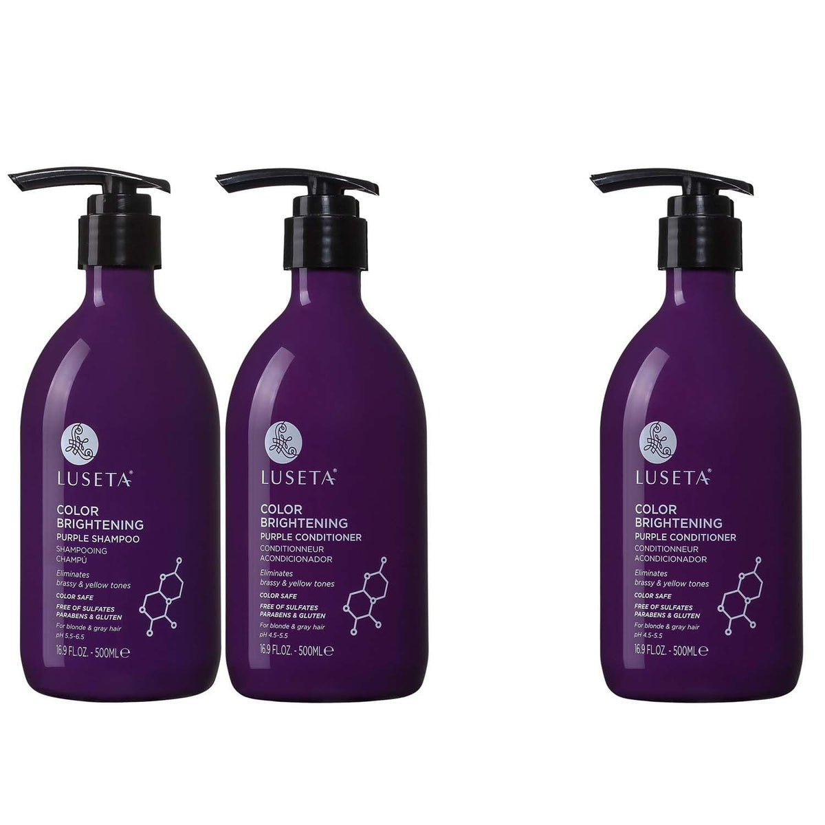 Purple Shampoo & Conditioner Set 16.9 oz G39291