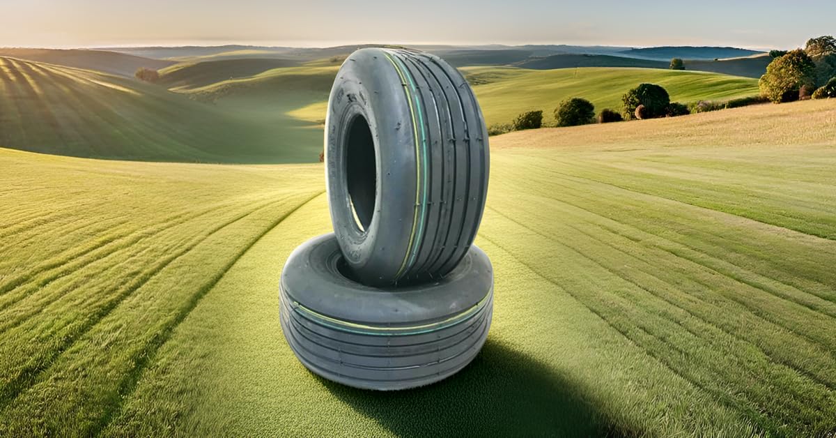 Lawn Mower Tractor Rib Tires, 15x6.00-6, Two-Pack P682