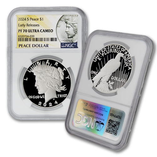 2024 American Silver Peace Dollar Coin PF-70 Ultra Cameo H912247