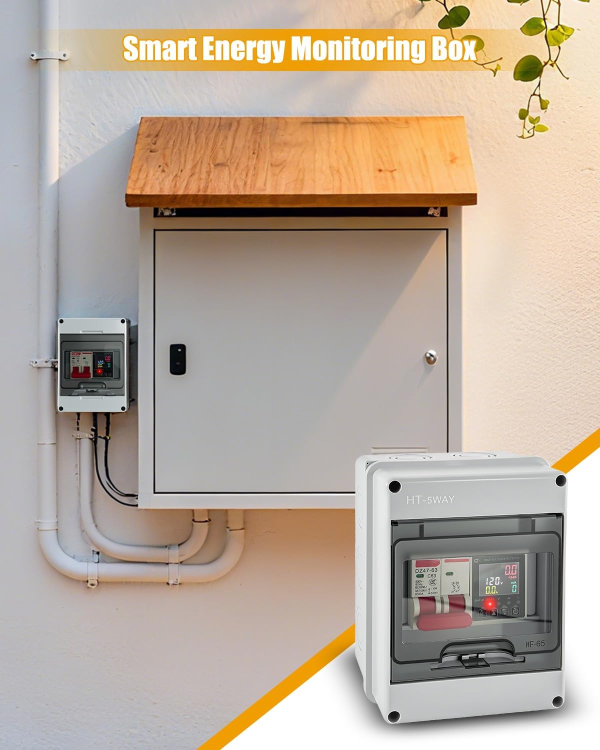 63A Power Consumption Monitoring Circuit Breaker E238