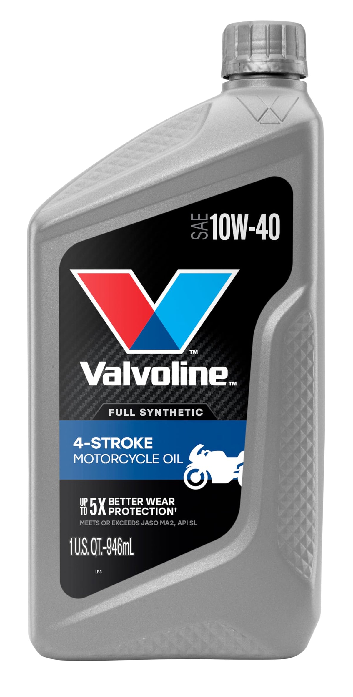 Full Synthetic 10W-40 Motorcycle Motor Oil 1 Quart W585365