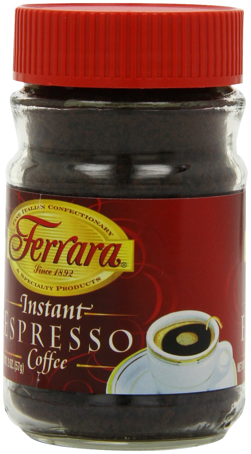 Instant Espresso Coffee 2 oz Glass Jars Pack of 6 M569