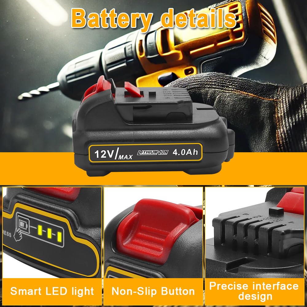 12V 4Ah Battery 2 Pack G314