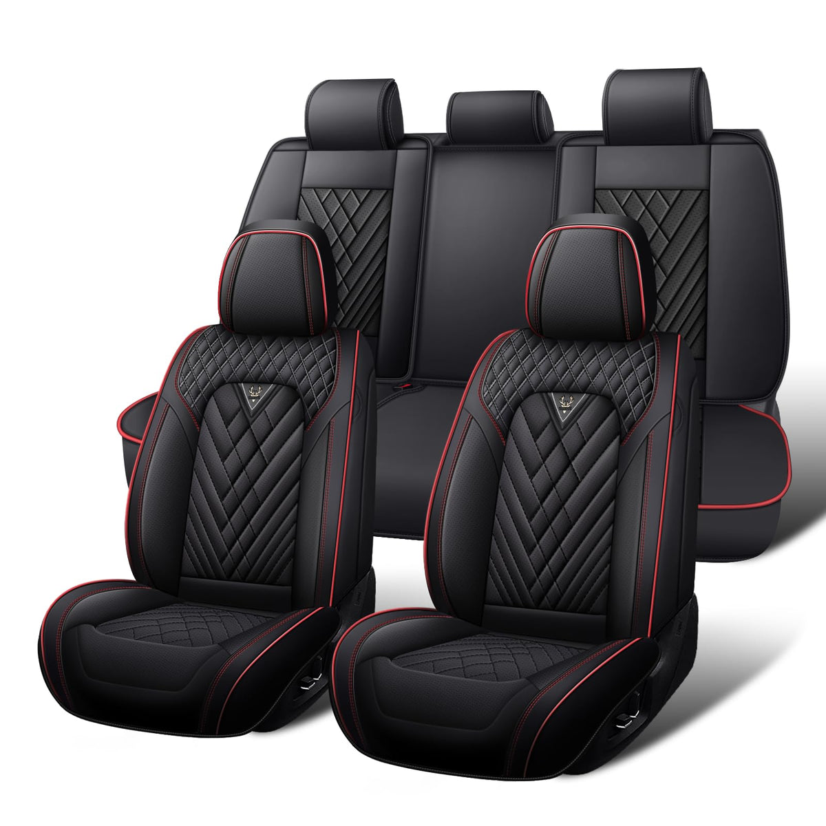 Waterproof Nappa Leather Full Set Car Seat Covers Z136151
