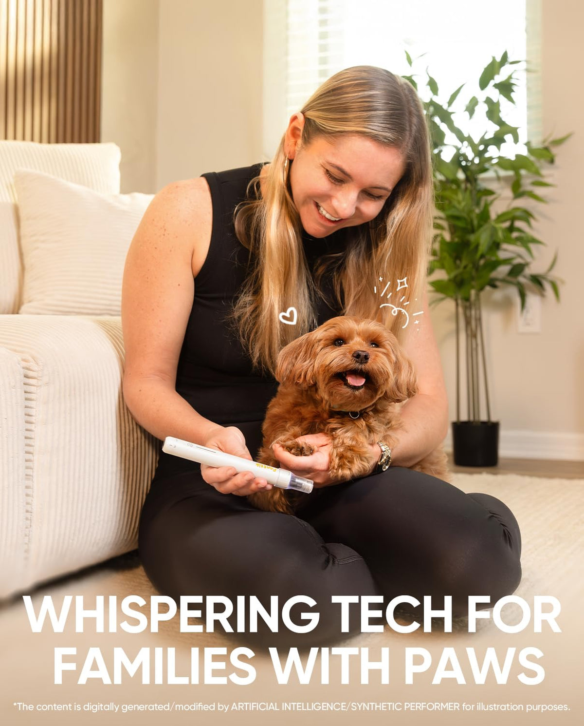 Cordless Electric Pet Nail Grinder with LED Display Y1292