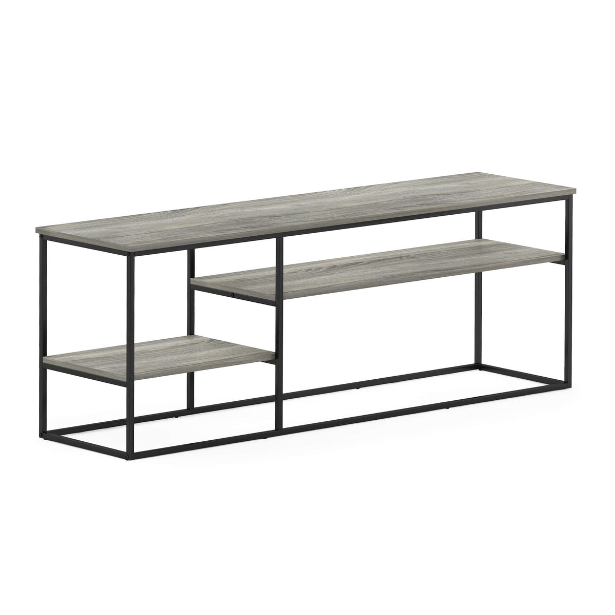 3-Tier Grey Oak TV Stand up to 65 Inch Z53354