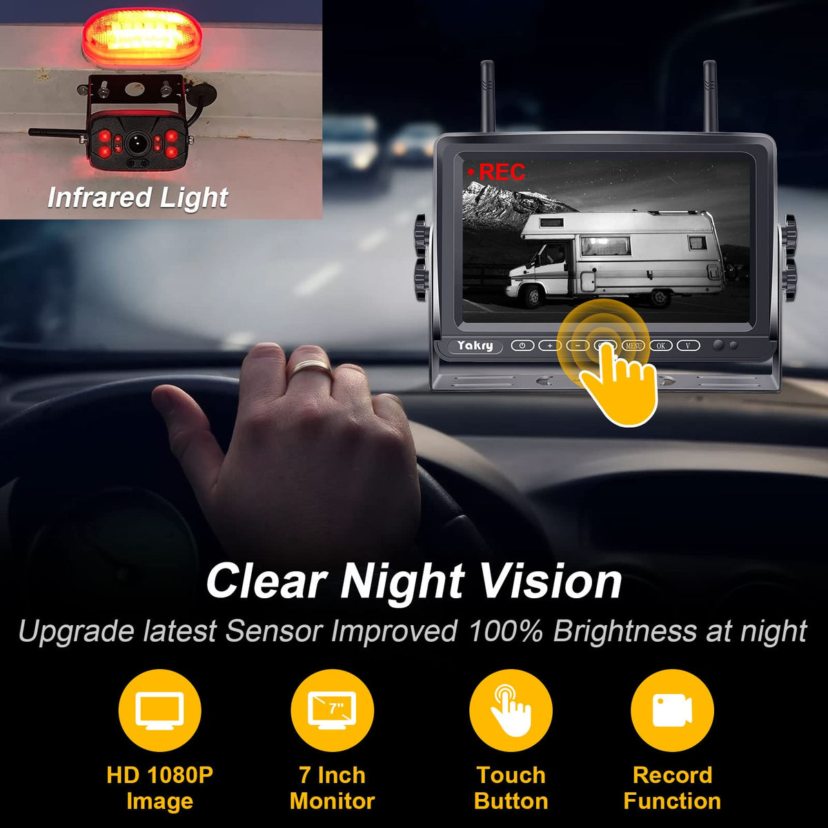 Wireless RV Backup Camera J700385