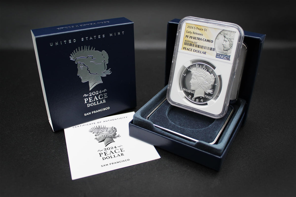2024 American Silver Peace Dollar Coin PF-70 Ultra Cameo H912247