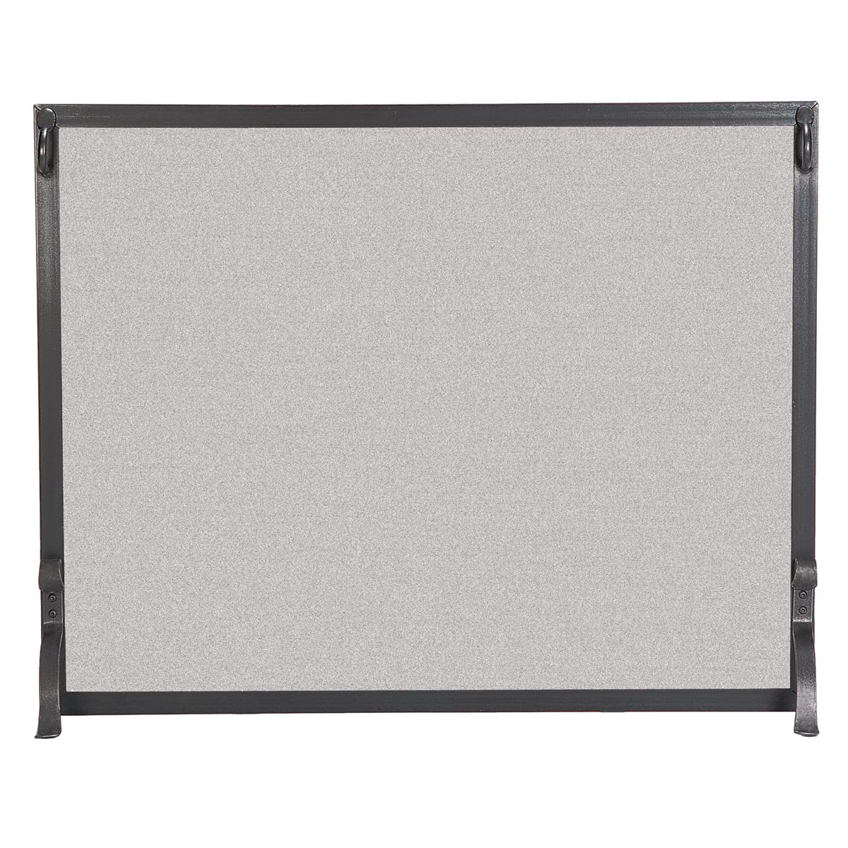 Forged Iron Single Panel Fireplace Screen 44″W x 33″H J3311