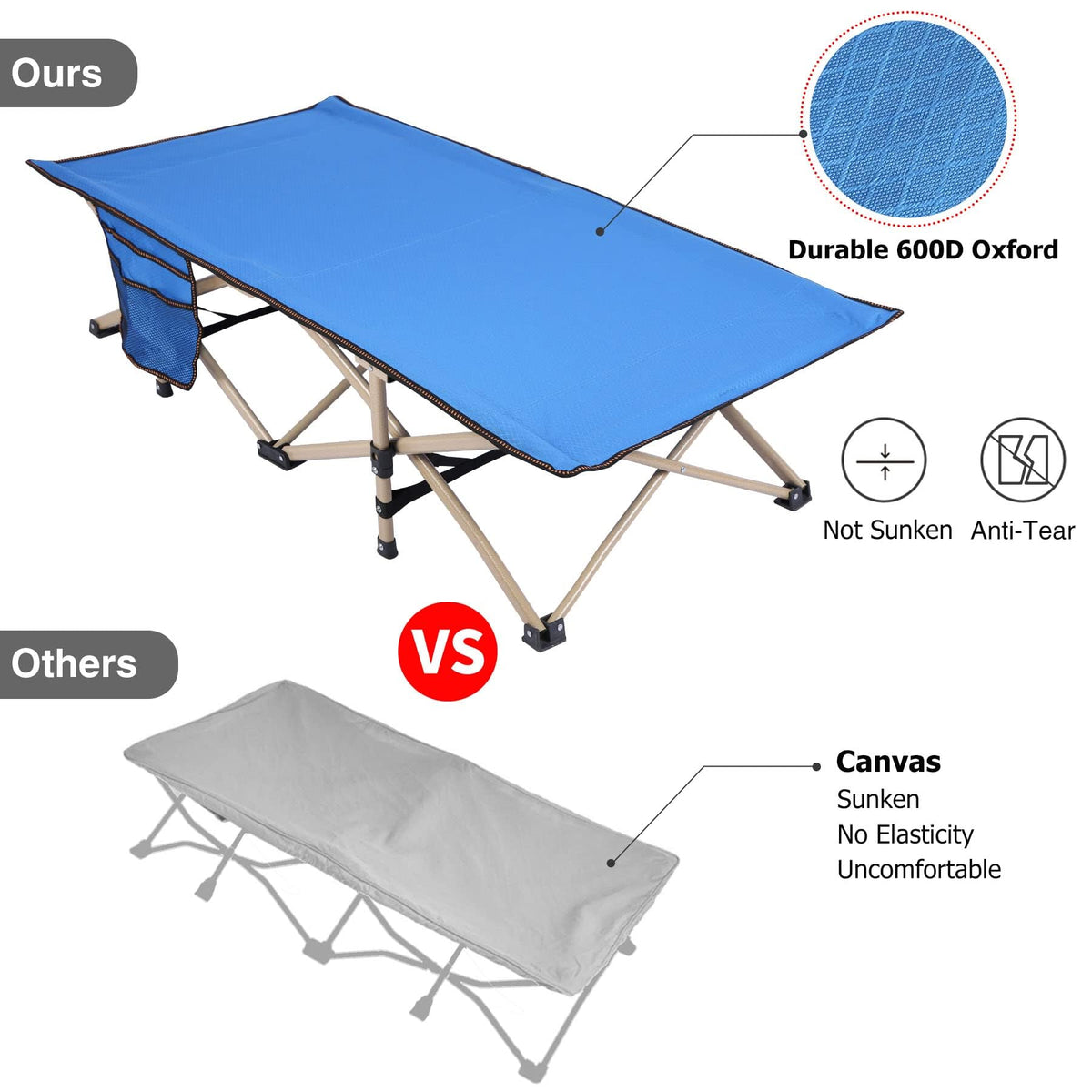 Kids Cot with Carry Bag B25354