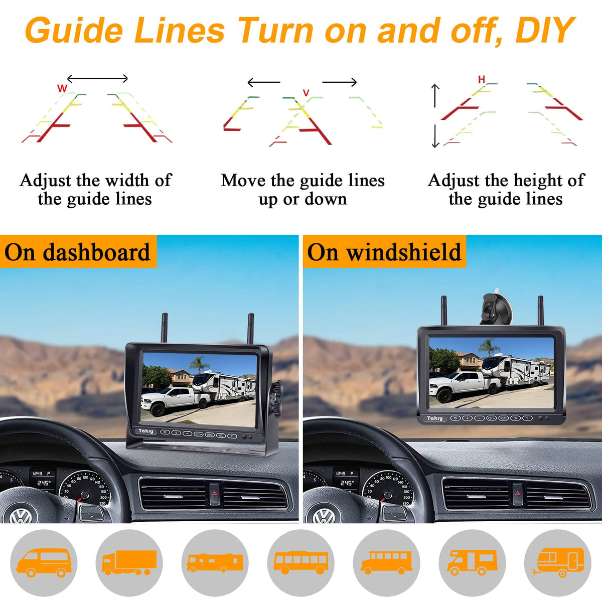Wireless RV Backup Camera J700385