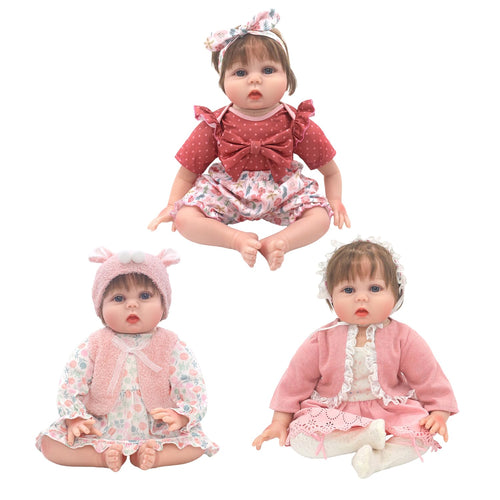 20-22 Inch Reborn Baby Doll Clothes & Accessories Set K707