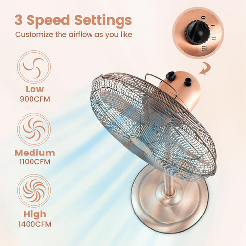 16 Inch Oscillating Pedestal Fan Y395