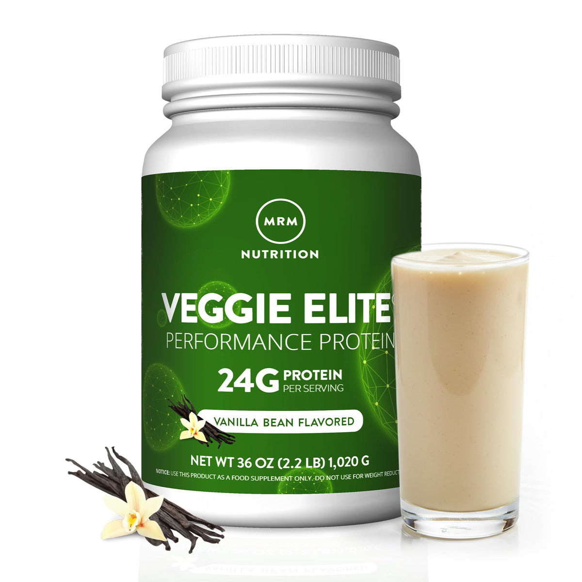 Vegan Vanilla Bean Protein 30 Servings G4301