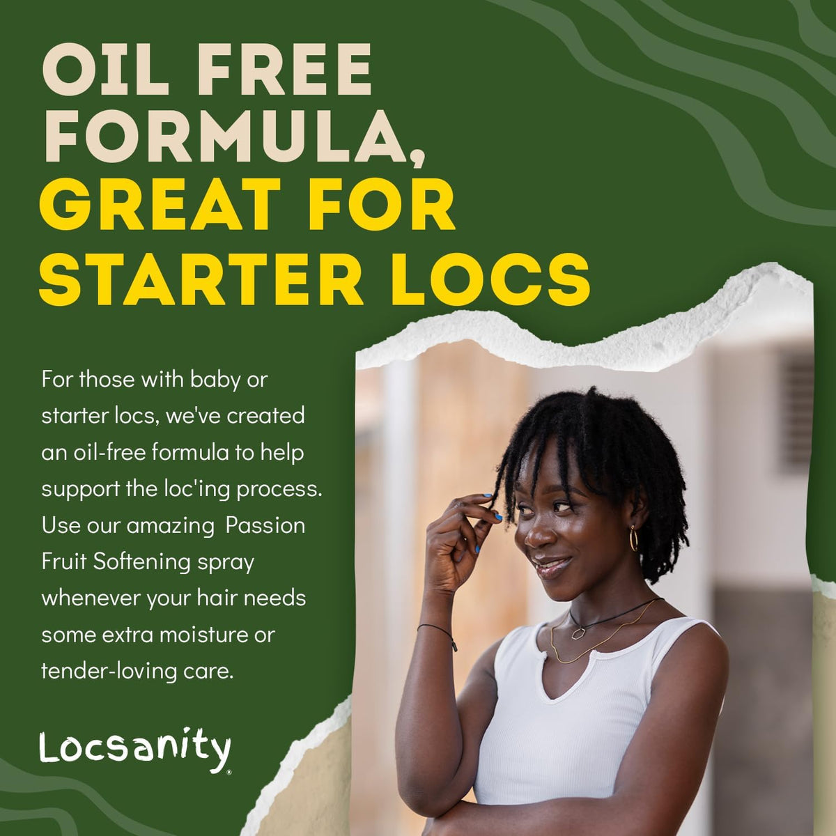 Daily Moisturizing Refreshing Spray for Dreadlocks, Locs, Braids 8 fl oz Q97156
