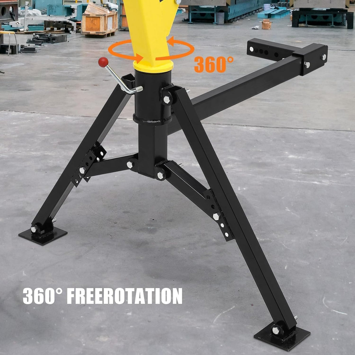 Hydraulic Pickup Crane, 1000 Lbs Lifting Capacity, 360° Swivel U24516