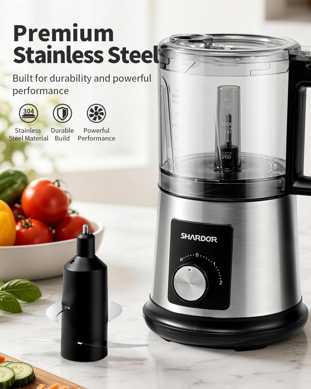 Electric Food Processor 4 Cup Food Chopper B96269
