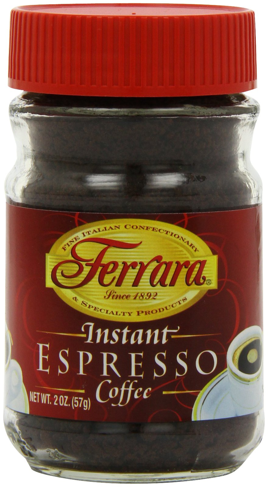 Instant Espresso Coffee 2 oz Glass Jars Pack of 6 M569