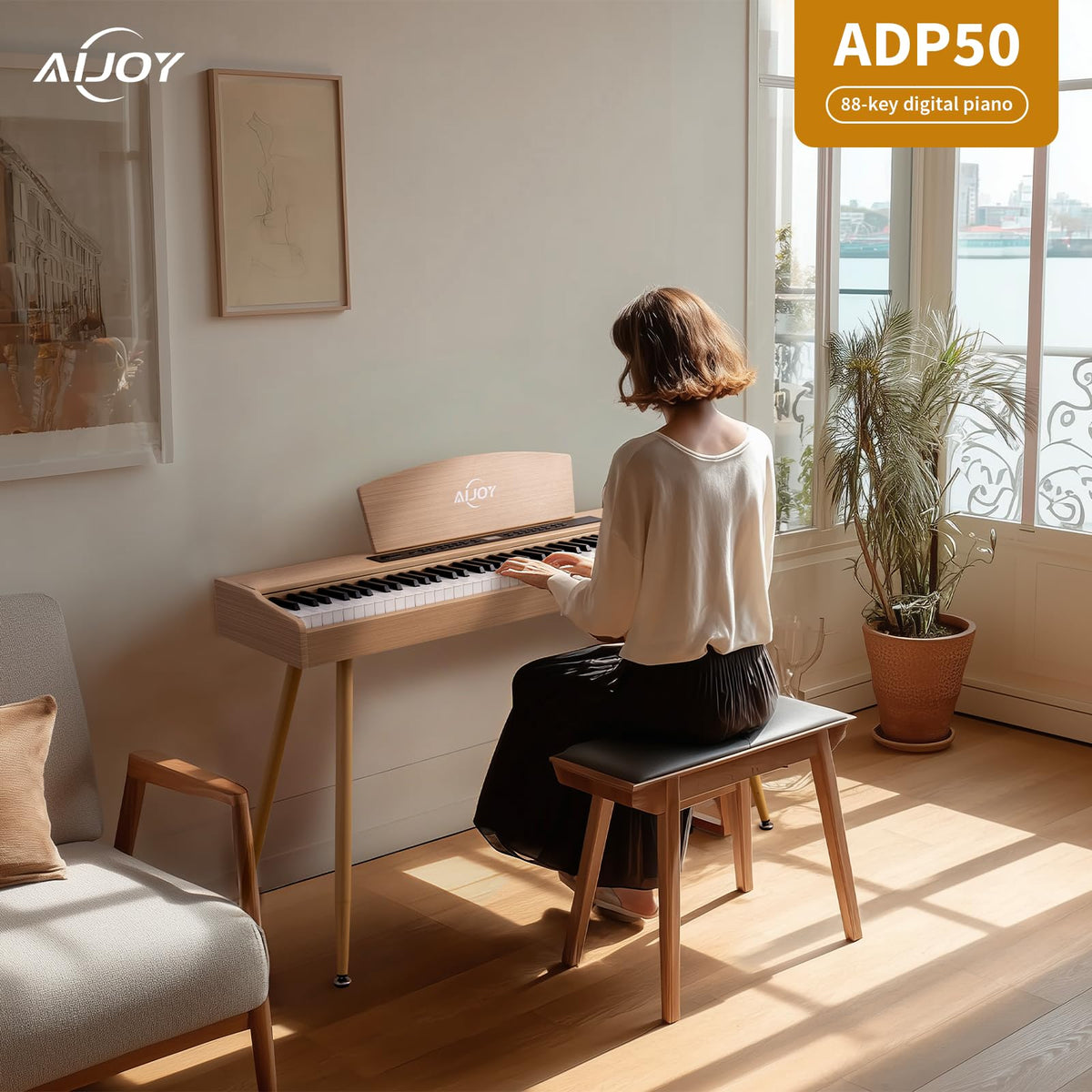 88 Key Fully Weighted Hammer Action Digital Piano A18099