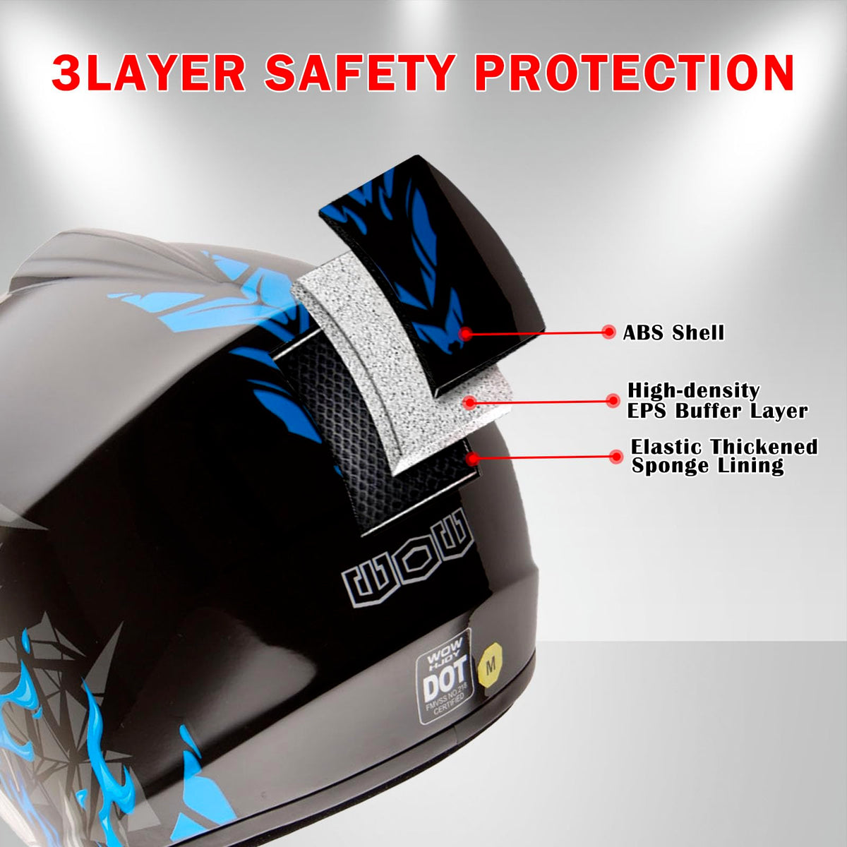 Kids Motocross Helmet with Goggles and Gloves T40072