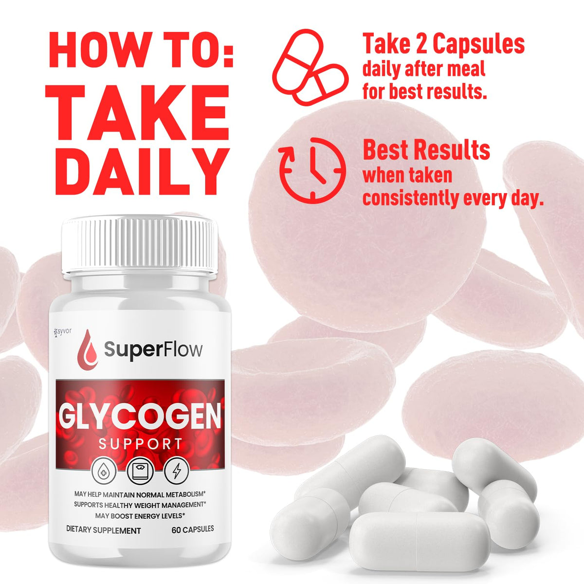 Glycogen Support Supplement Formula 300 Capsules Q449955