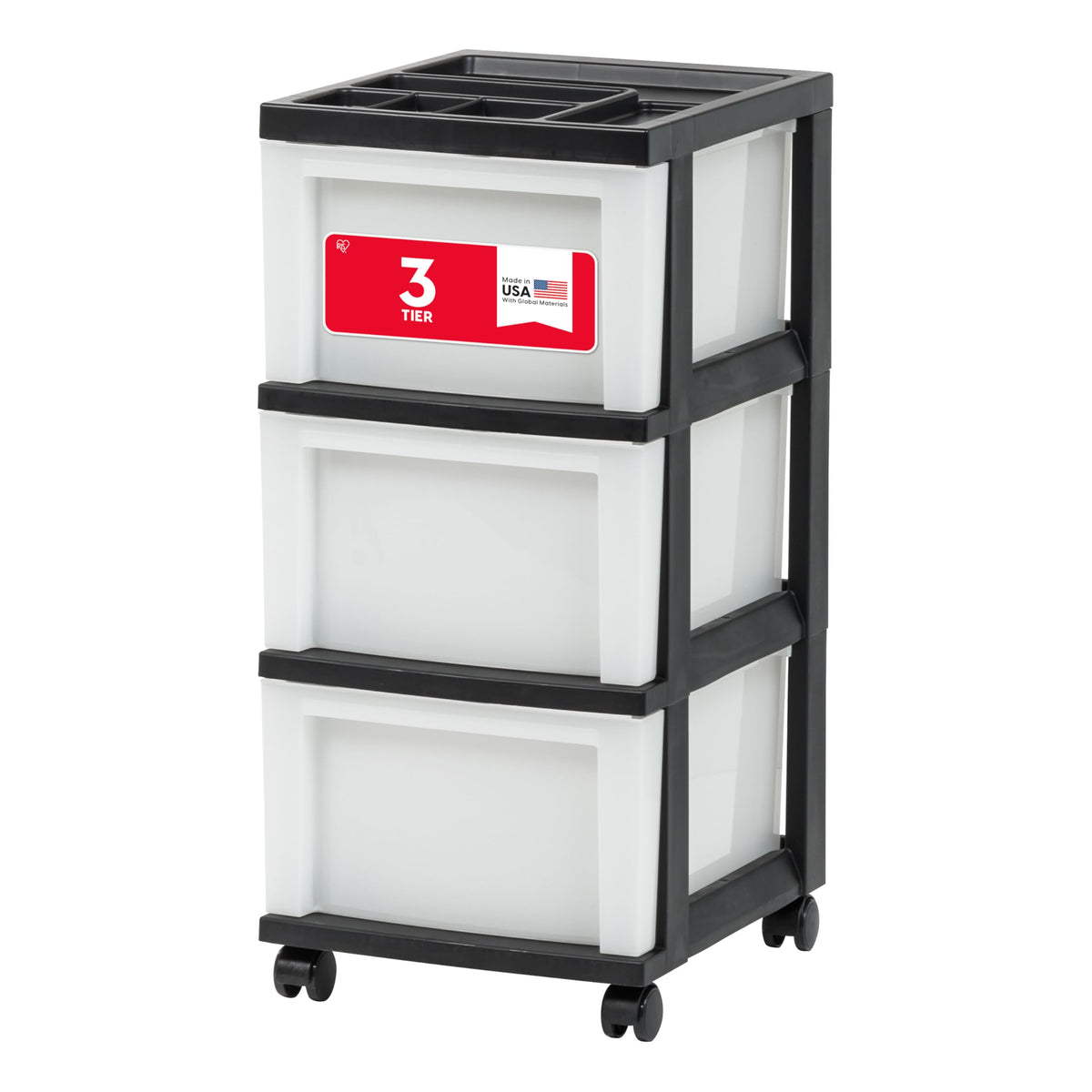 3 Drawer Rolling Storage Cart X59474