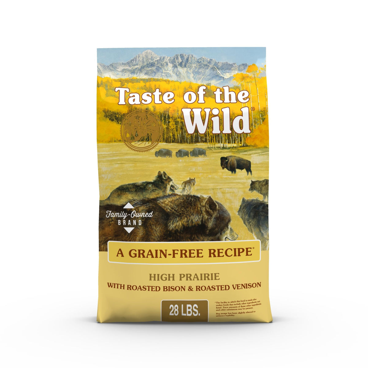 High Prairie Adult Dry Dog Food Roasted Bison 28lb M4700