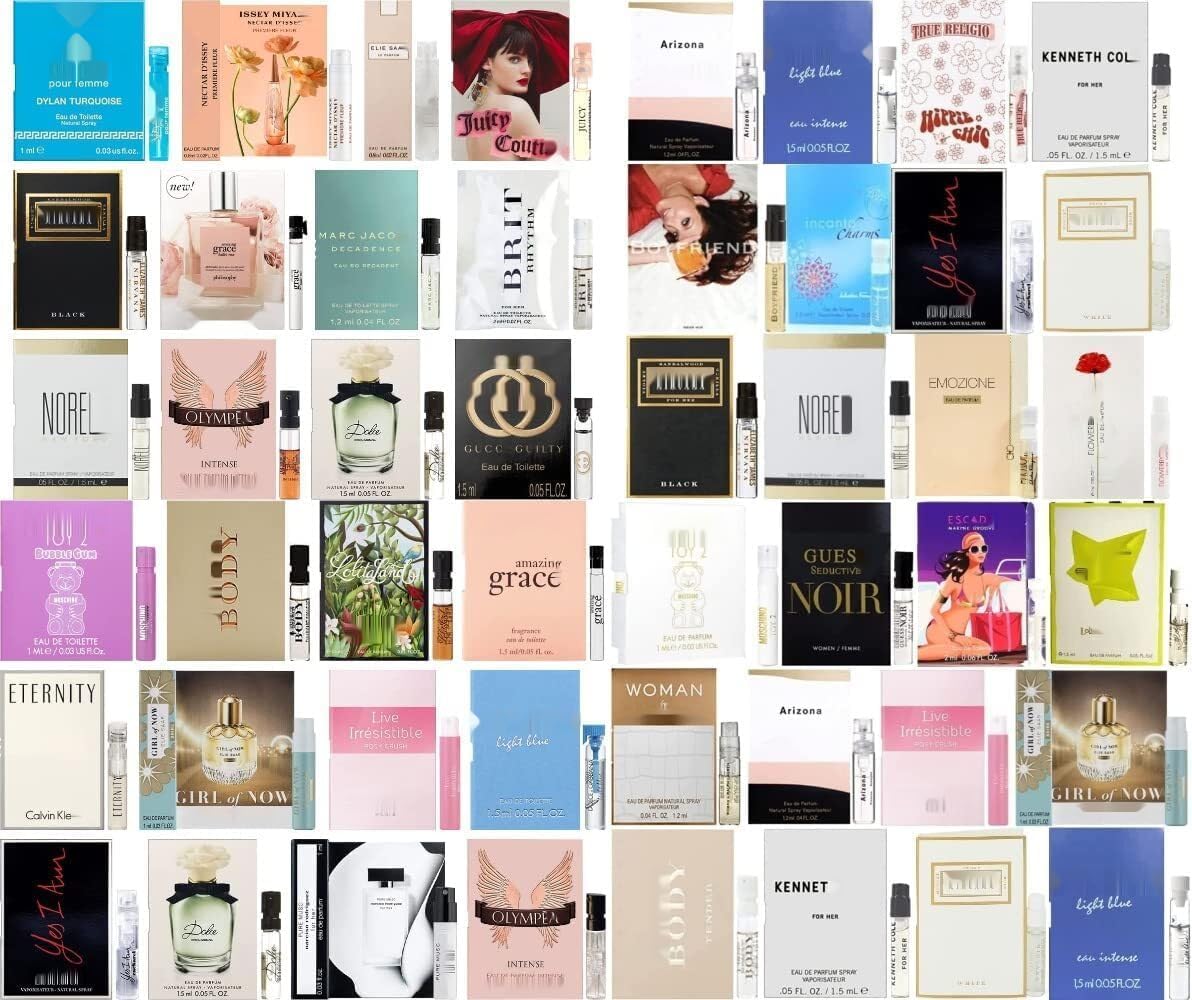 Perfume Fragrance Samples Set Pack of 12 X5139