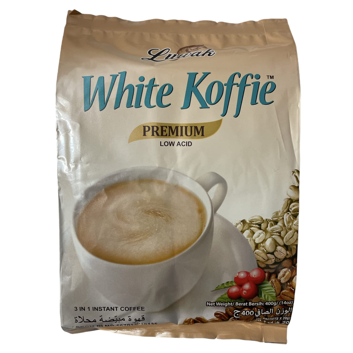 White Koffie 14oz S5188