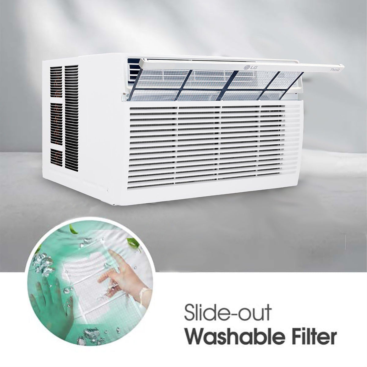 18,000 BTU White Window Air Conditioner H68225