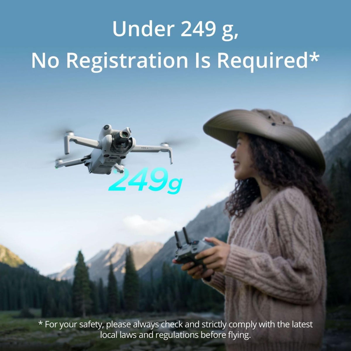 Mini 4 Pro Drone with Camera 4K 249 g 34 Mins Flight Time C1672