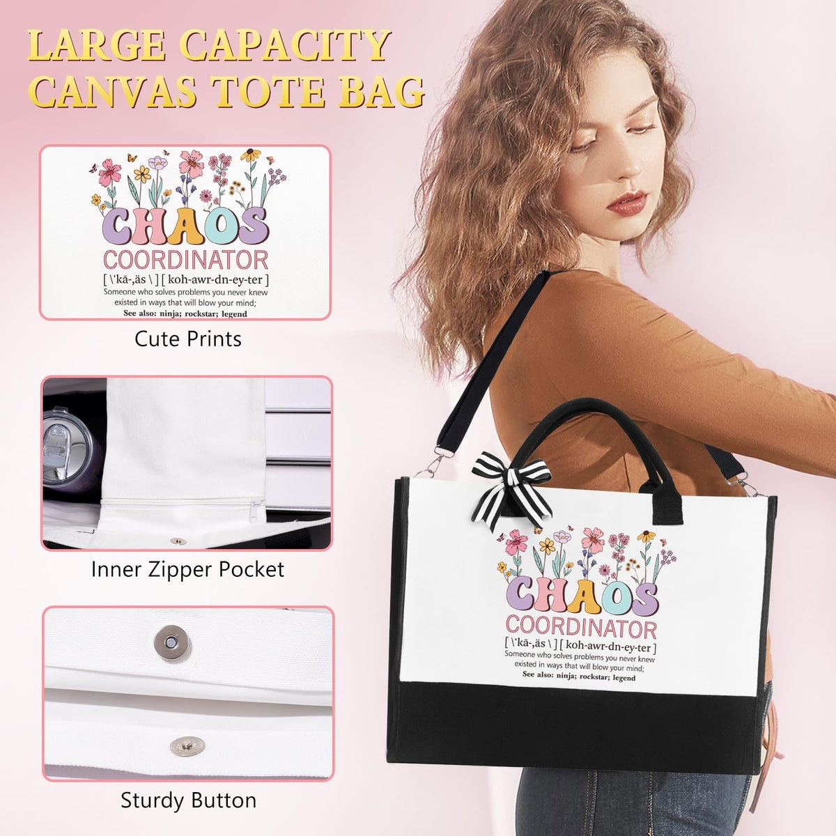 Appreciation Gift Basket with Tumbler Canvas Tote Bag Y890013