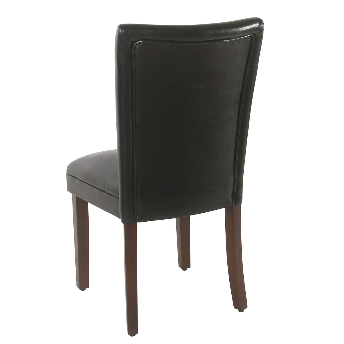 Black Faux Leather Upholstered Dining Chair Set of 2 X8359