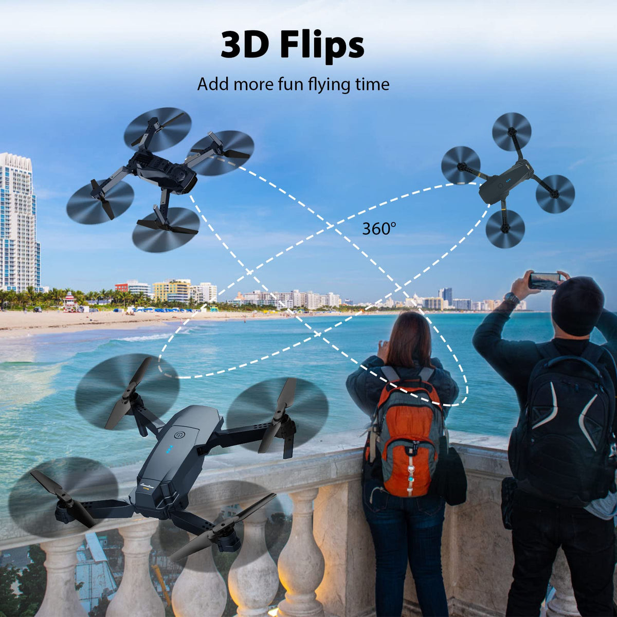 Foldable RC Quadcopter Drone with 1080P Camera A597