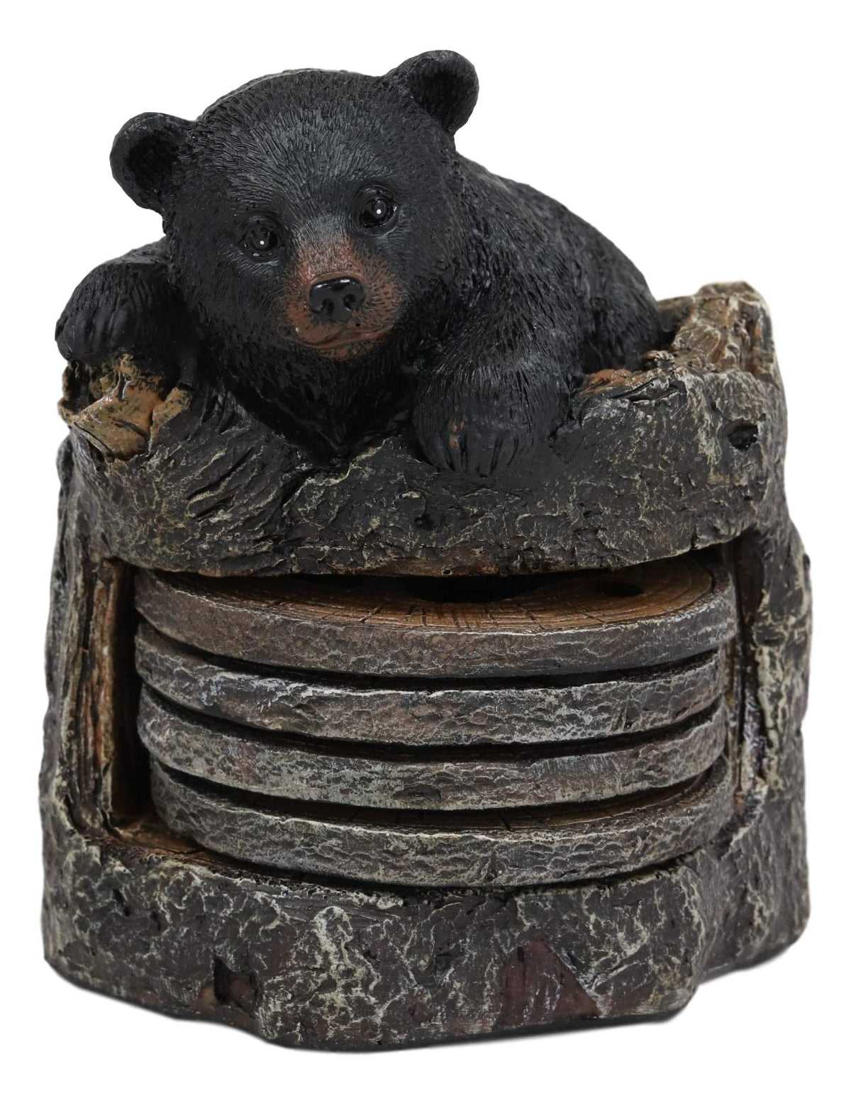Black Bear Coaster Set with 4 Coasters G235