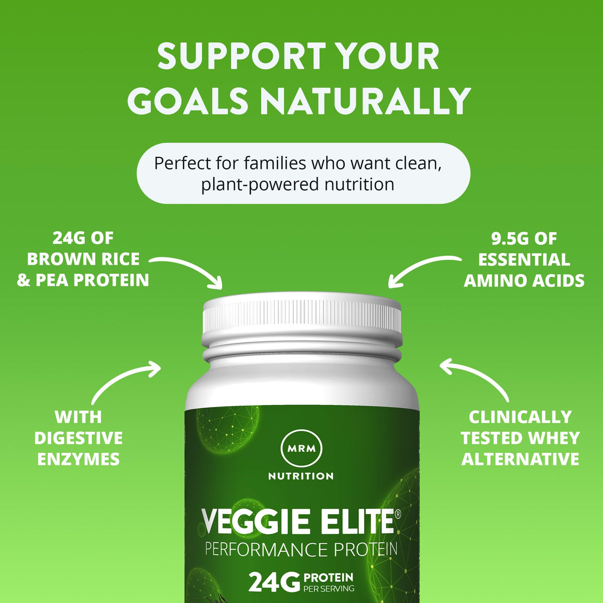 Vegan Vanilla Bean Protein 30 Servings G4301
