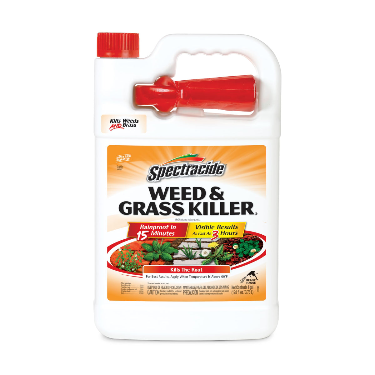 Weed & Grass Killer Ready-to-Use Spray, 1.33 Gal V80985