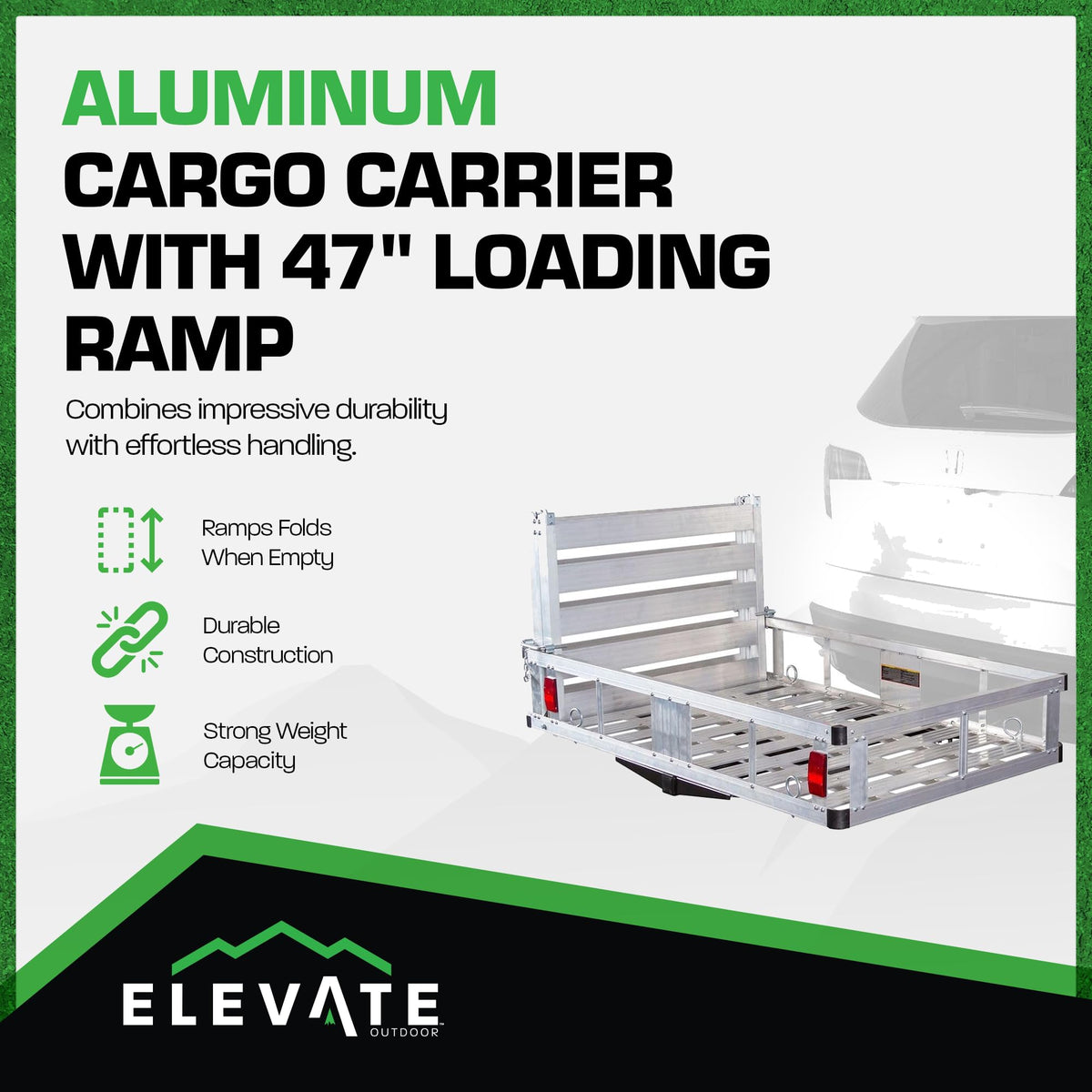 Deluxe Cargo Carrier with Folding Loading Ramp X3175
