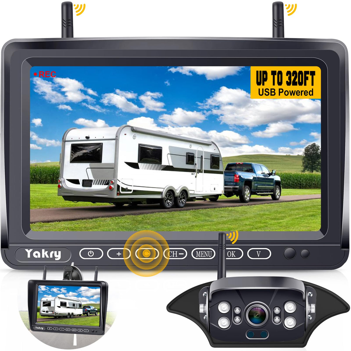 Wireless RV Backup Camera J700385