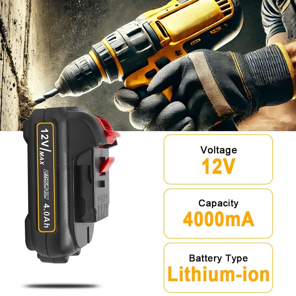 12V 4Ah Battery 2 Pack G314