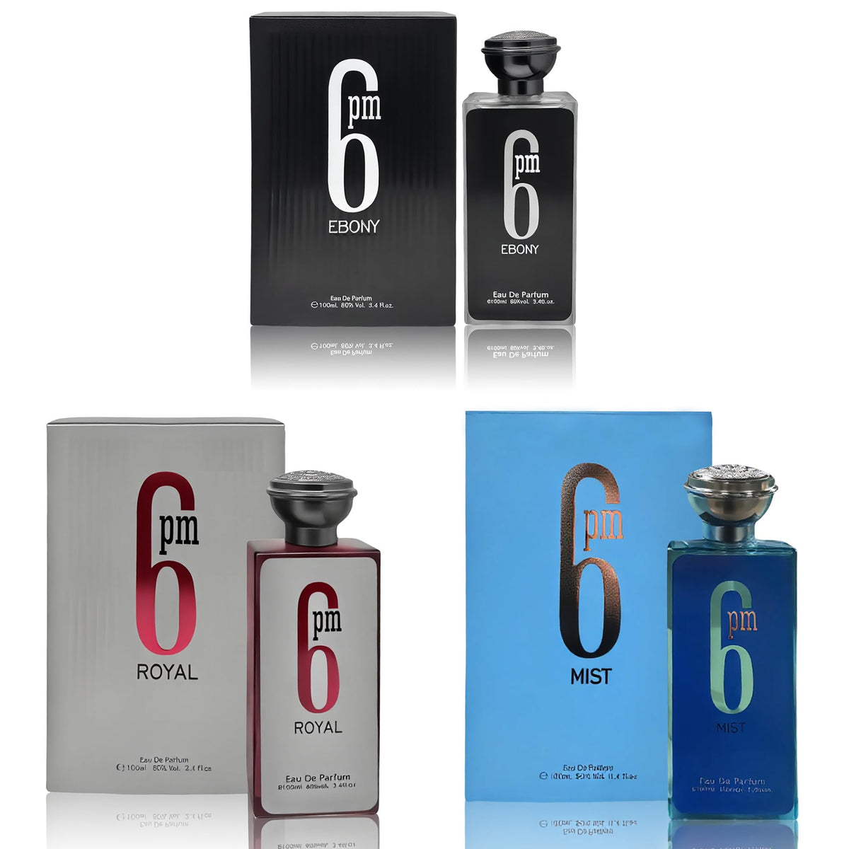 3 Pack Men Cologne Eau De Parfume Spray P65946