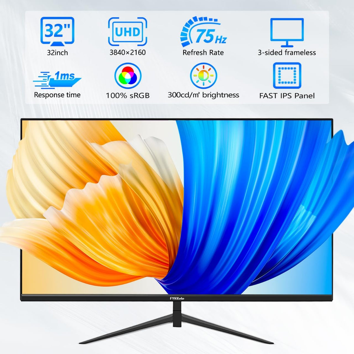 32 Inch 4K UHD IPS Computer Monitor 75hz 1MS M39704