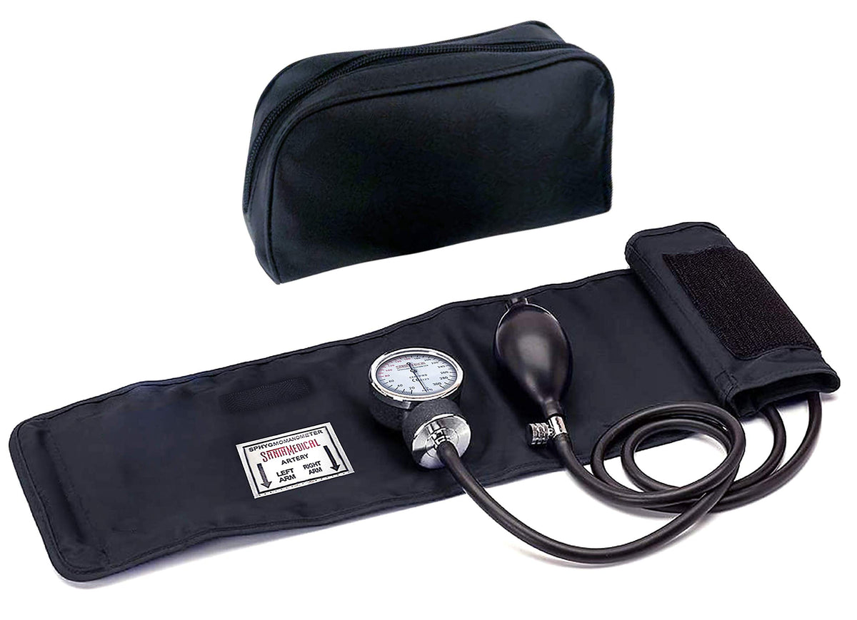 Manual Blood Pressure Cuff Adult Aneroid Sphygmomanometer I9444